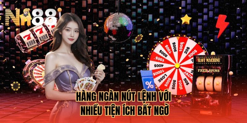Hàng ngàn nút lệnh với nhiều tiện ích bất ngờ